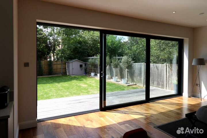 Алюминиевые двери холодный профиль алютех