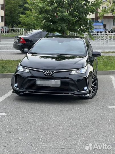 Toyota Corolla E210 передний сплиттер губа