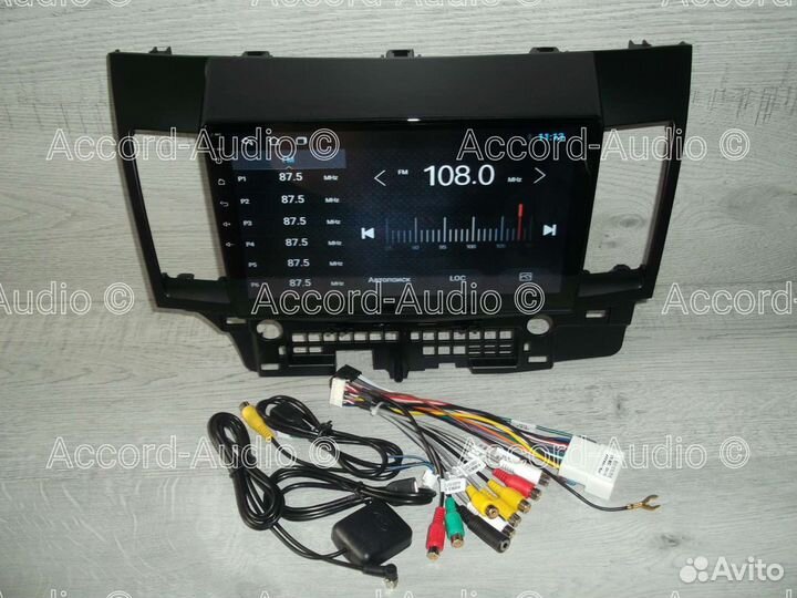 Магнитола на Mitsubishi Lancer X Android GPS WiFi