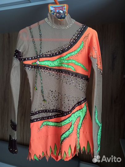 Купальник для гимнастики, чирлидинга, танцев