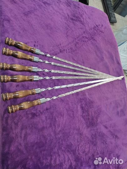 Деревянная ручка шампура