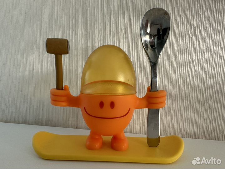 Подставка под яйца с ложкой WMF McEgg orange