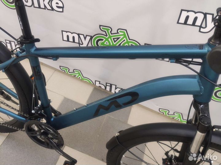 Новый алюминиевый с багажником велосипед