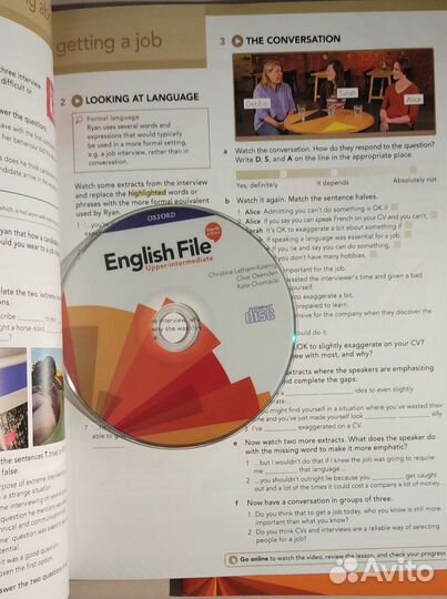 English File Upper-Intermediate+CD новый комплект