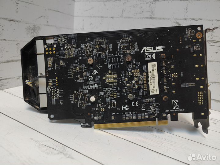 Видеокарта asus dual RX560 4GB