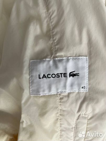 Пуховик женский lacoste