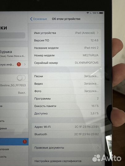 iPad mini 2 16гб