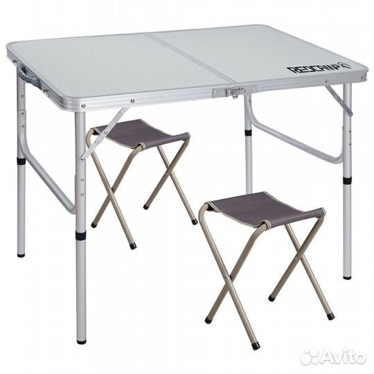 Столик на 2-4 ых.новыйкомпактныйлёгкий+2стульчика
