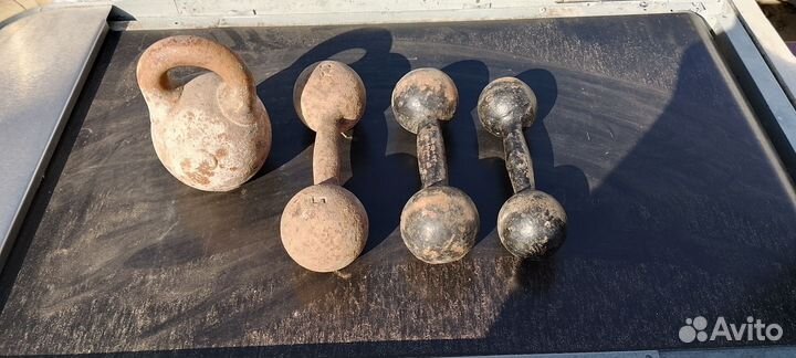 Гантели 5 кг, 4 кг, 2.5 кг