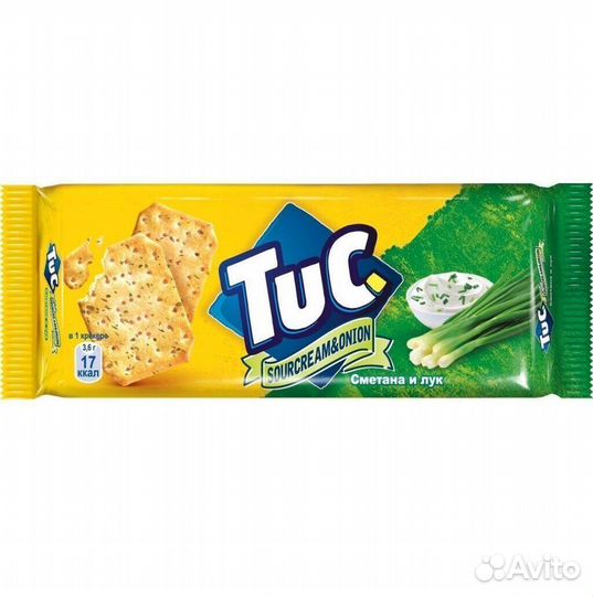 Крекер TUC со вкусом Сметаны и Лука 100 г