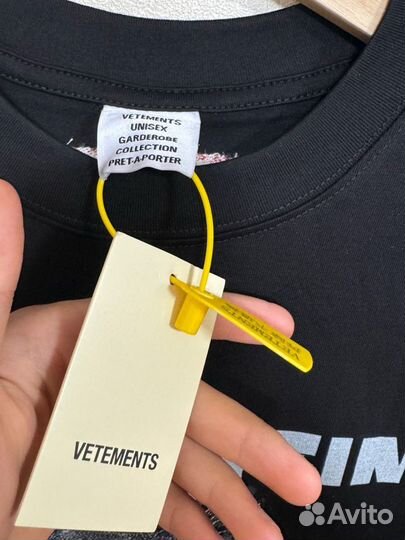 Футболка vetements ramstein oversize