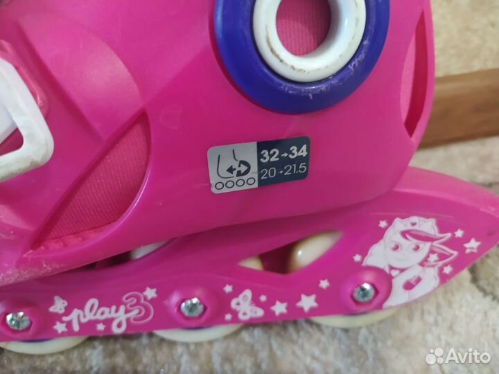 Роликовые коньки детские раздвижные