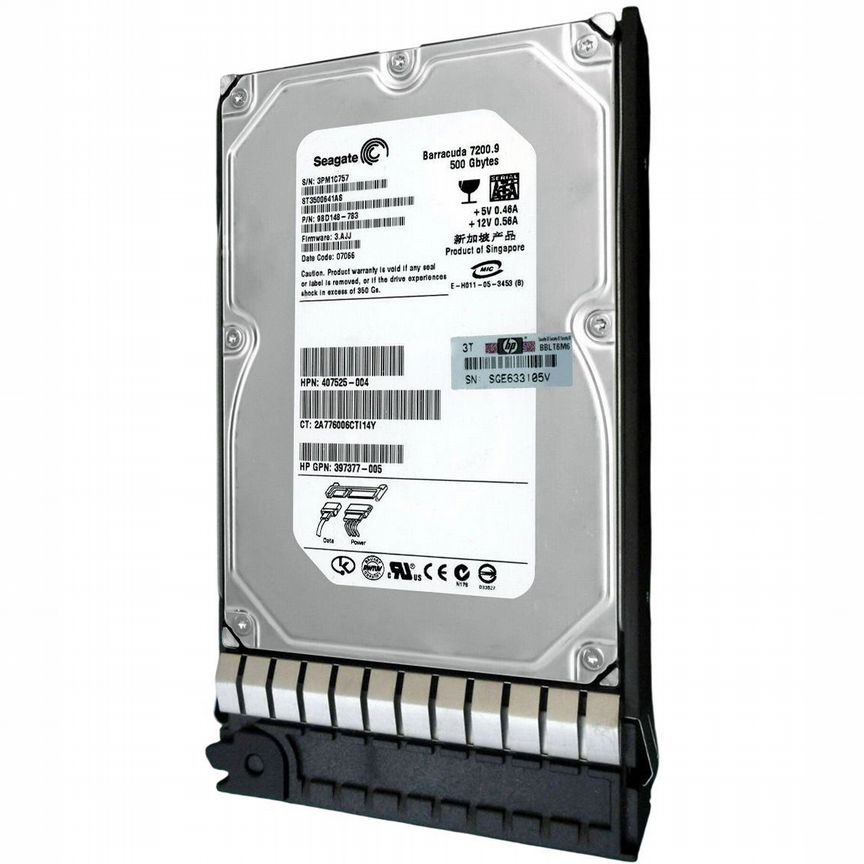 [407525-004] Жесткий Диск Hp 500gb Sata3.5" Hdd 407525-004