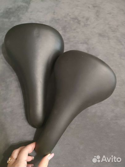 Седло для велосипеда кожаное