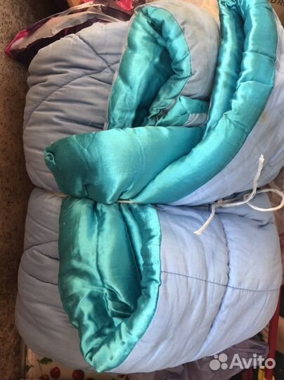 Одеяло ватное, 140/200 см, новое