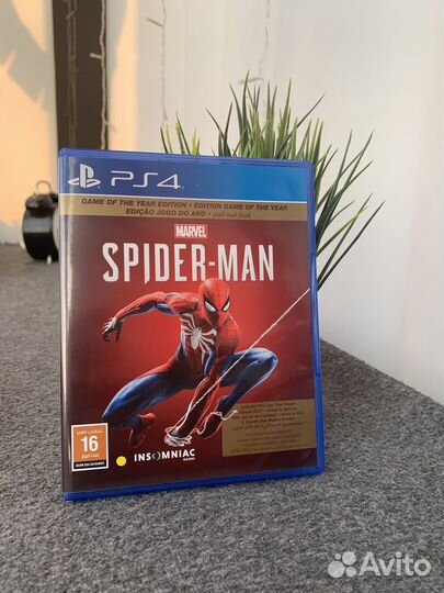 Игра ps4 Человек-паук (Spider man)