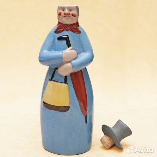 Флакон для ликёра Штоф-Графин-Бутылка франция 1928