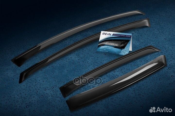 Дефлектор окон (накладной скотч 3М) 4 шт. citro