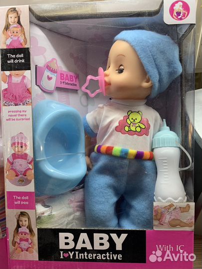 Интерактивная кукла пупс