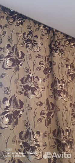 Шторы бу и покрывало-комплект