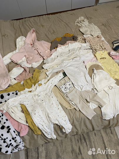 Детские вещи пакетом для девочки 56 62