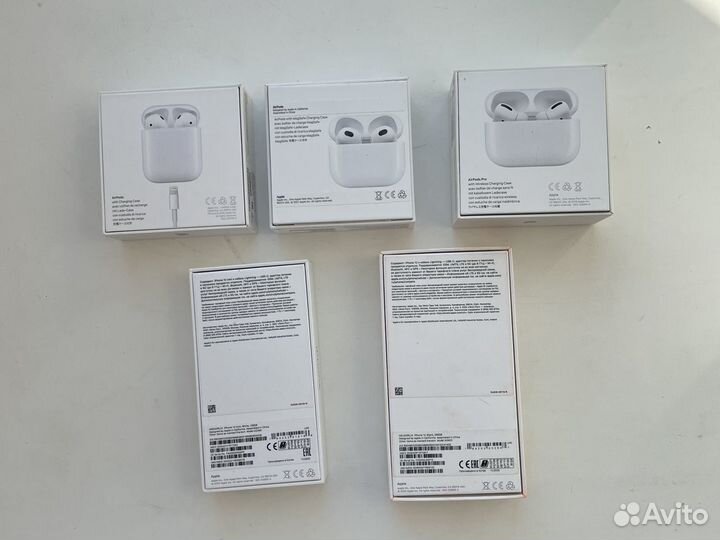 Коробки от airpods 1, pro, 3 оригинал