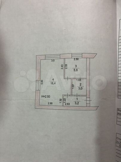 1-к. квартира, 31 м², 1/4 эт.