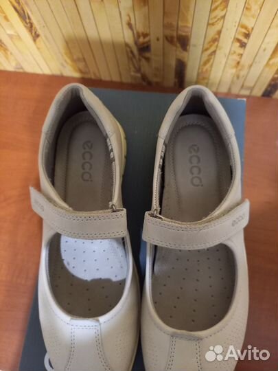 Туфли Ecco р 37 кожаные, оригинал
