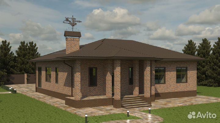 Проекты домов для ипотеки и строительства - 162 м2