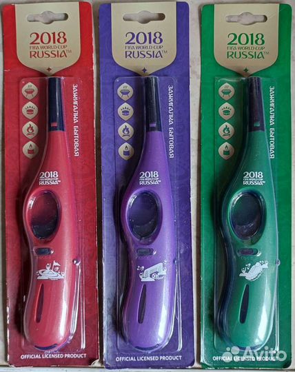 Зажигалка газовая бытовая многоразовая Fifa 2018