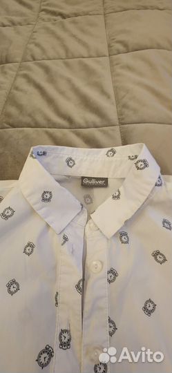 Гуливер рубашка для девочки, р.158