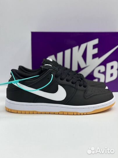 Кроссовки Nike dunk чёрные 2