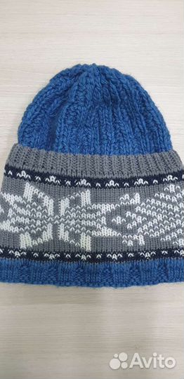 Шапка женская с овечьей шерстью