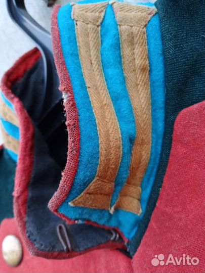 Мундир 1800 год царский военный Русской армии 19 в