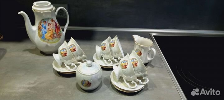 Сервиз кофейный фарфор leander