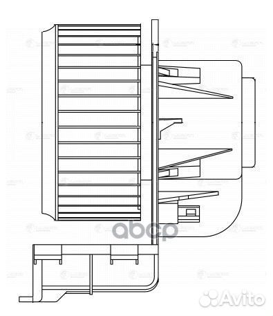 Э/вентилятор отоп. для а/м VW Transporter T5 (03)