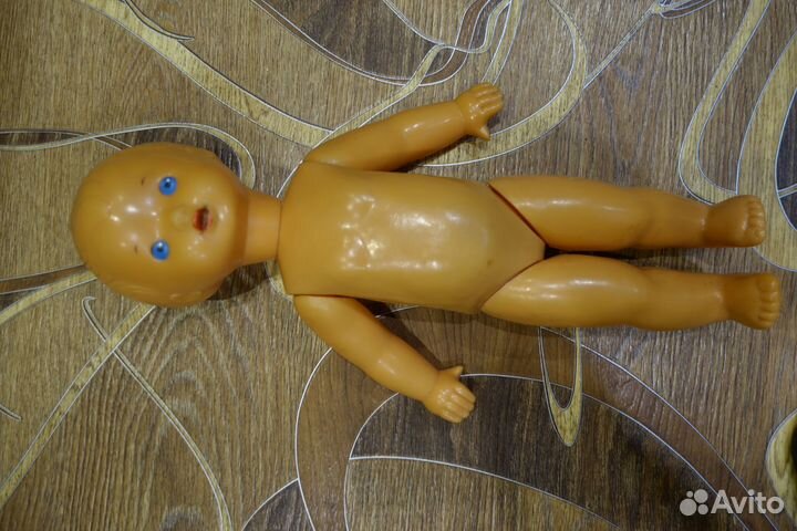 Кукла пупс Витя целлулоид СССР 54 см