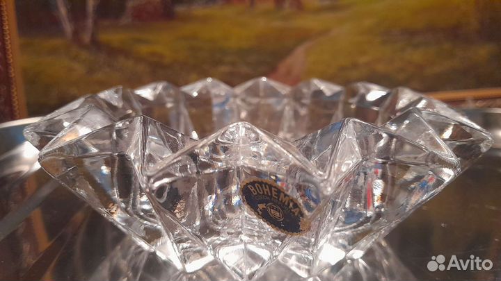 Ваза для фруктов богемия