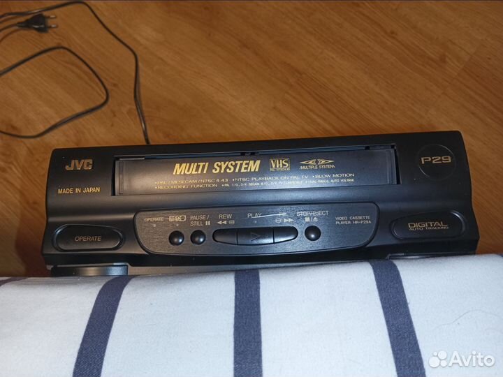 Видеомагнитофон jvc hr-p29a