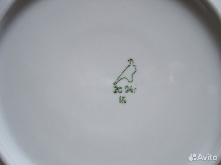 Тарелки глубокие СССР Дулёво 94г 4 шт