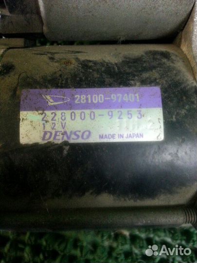 Стартер Toyota Duet M101A K3VE