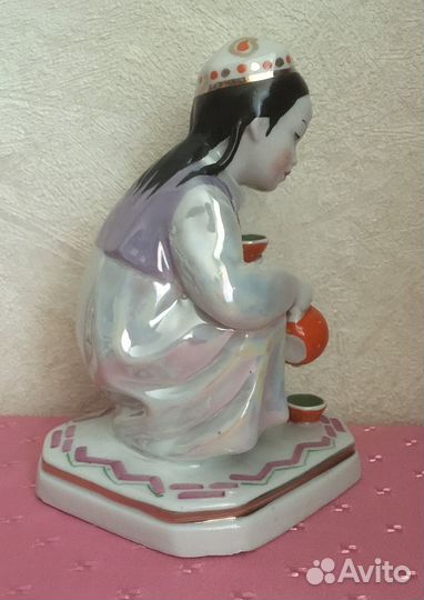 Винтажная Статуэтка Маленькая Хозяйка Дулево 1962