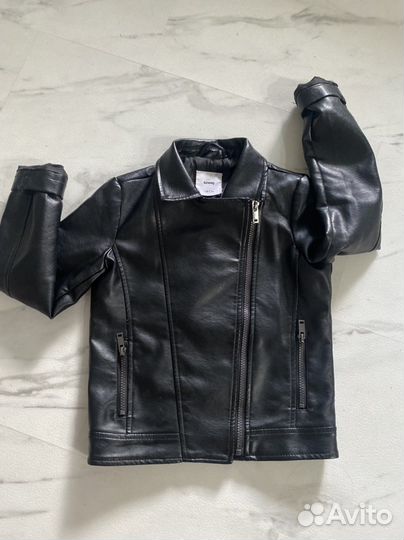 Кожаная куртка для девочки