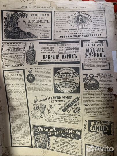 Журнал Родина 1901