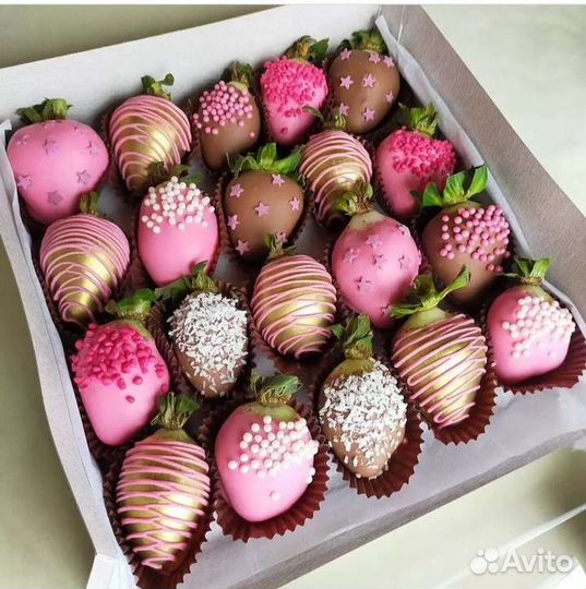 Клубника в шоколаде, бокс 