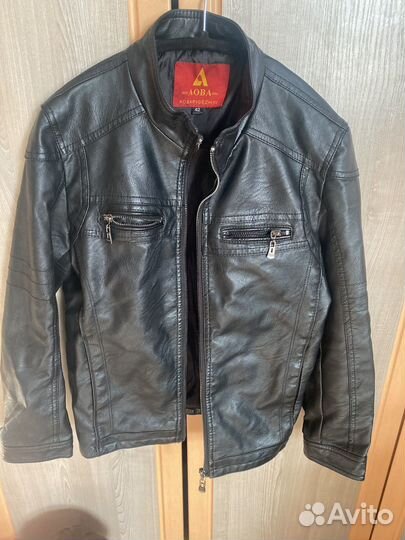 Кожаная куртка мужская