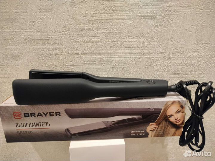 Выпрямитель brayer для волос новый