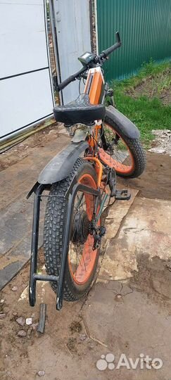 Электровелосипед фетбайк складной