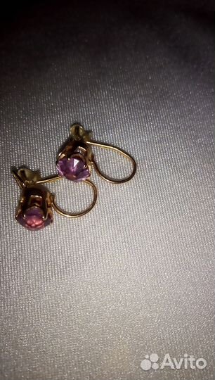 Золотые серьги СССР 583 проба