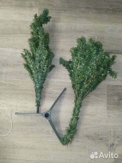 Ёлка Игрушки Гирлянды Звезда Бусы